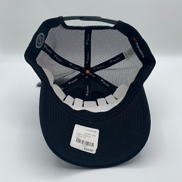 Arizona Coyotes NHL Black Fanatics Relaxed Fit Snapback Trucker Hat New - Picture 5 of 7